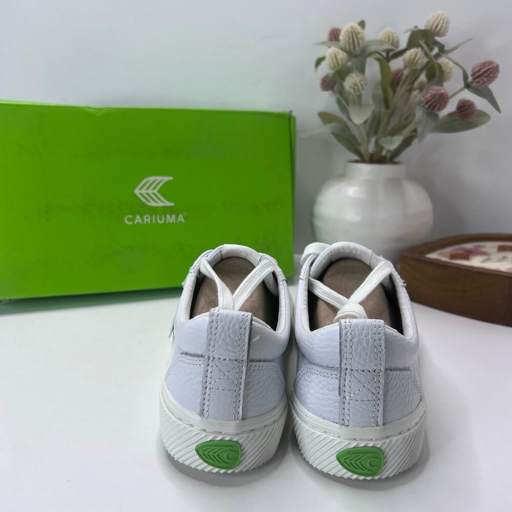 Cariuma OCA Low Casual Leather Sneaker White Women's 7.5 NWB - Picture 2 of 10